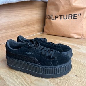 Puma x Fenty creeper sneakers | Black suede | 10.5 (W)